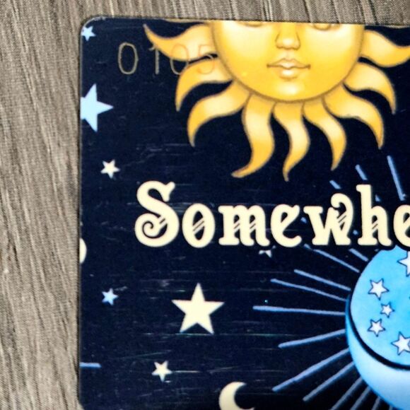 ZOX "SOMEWHERE OUT THERE" #105 STARS MOON UNRELEASED COLLECTIBLE RARE WRISTBAND - Picture 4 of 8